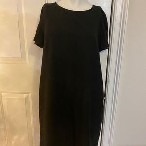 Wayf black shift dress